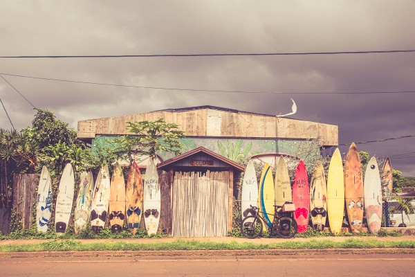 Paia town isn’t board of surfing.
